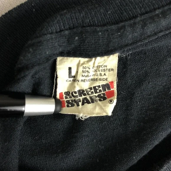 North Dakota POW MIA VTG 70s Screen Stars T-Shirt Size Large Single Stitch USA - Picture 8 of 8